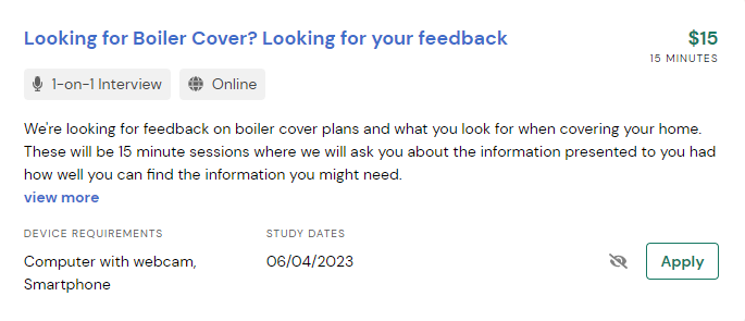 User Interviews Market Research Studies
